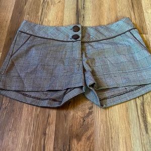 Plaid shorts